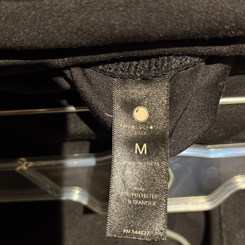 Yogalicious high waisted Jogger Pants Side Pockets In Black Sz  M - Picture 7 of 14